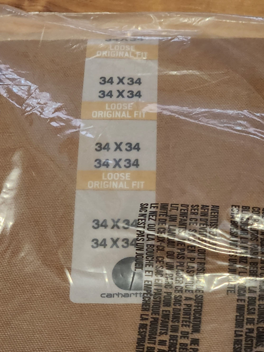 Carhartt Men's Loose Fit Dungarees - Brown - Brand New - Picture 3 of 5